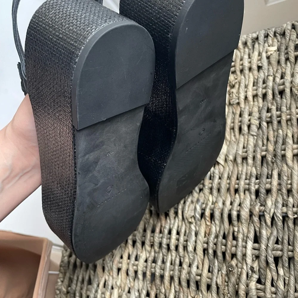 🆕 Size 11 Sanctuary Black Platform Sandals with Chunky Sole